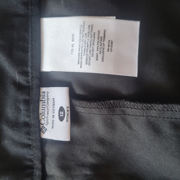 Columbia Black Mini Skort Sz.12 - Picture 4 of 4
